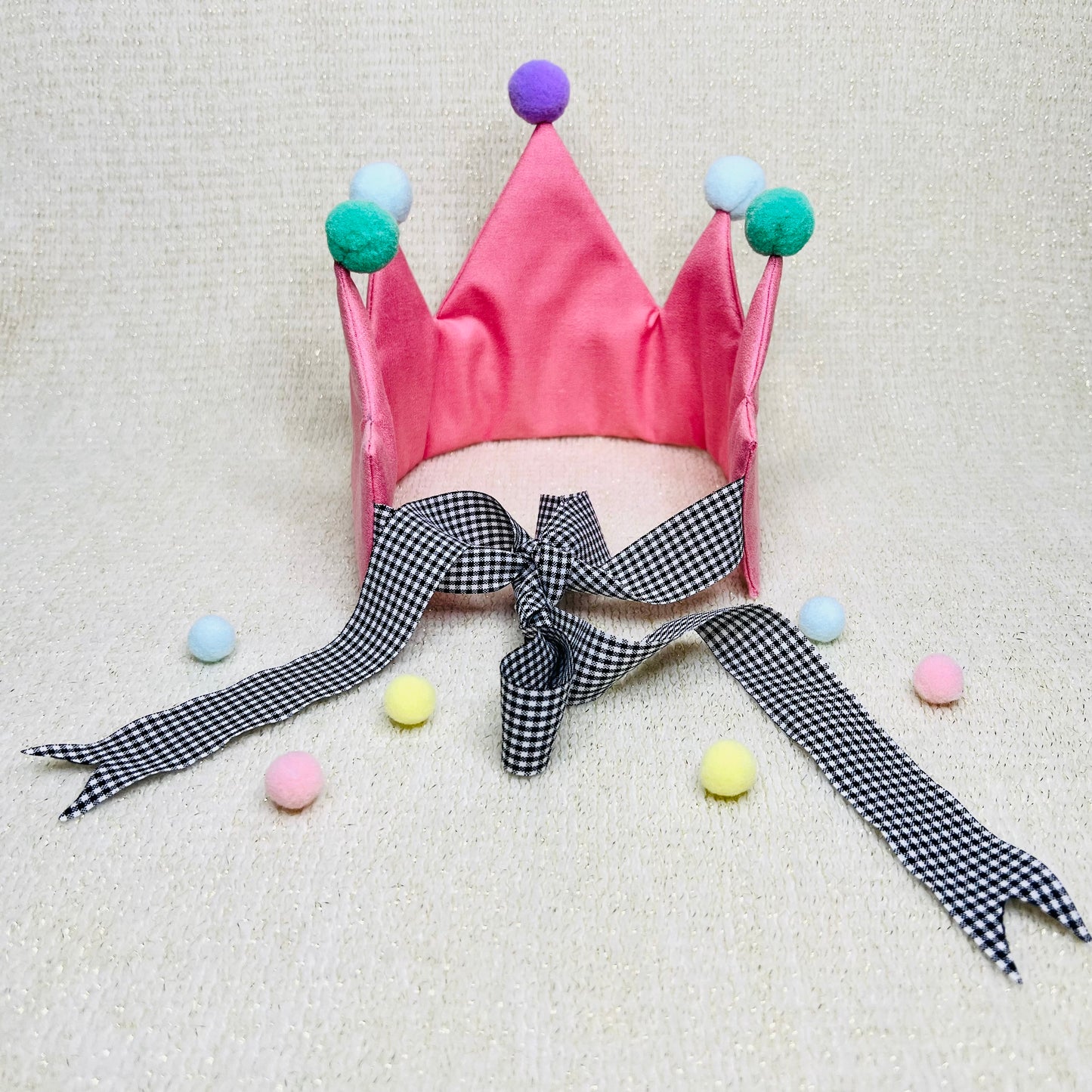 Baby Pink Custom Birthday Crown