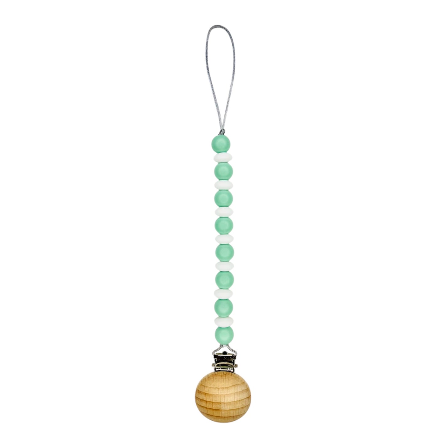 Pacifier Clip - Pastel Pop - Mint Green
