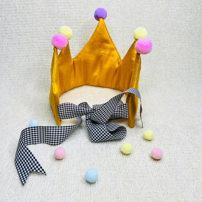 Sunset Yellow Custom Birthday Crown